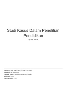 Studi Kasus Dalam Penelitian Pendidikan - Repositori Universitas ...